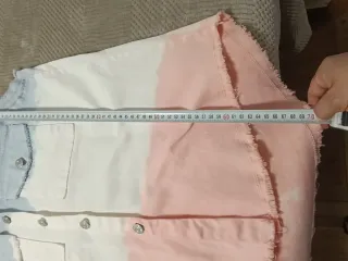 Chaleco vaquero degradado talla única