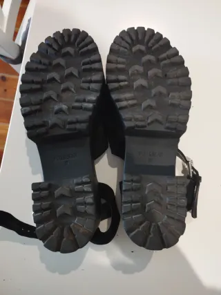 Sandalias negras plataforma