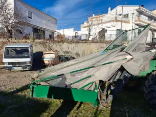 Recolector almendras y olivas