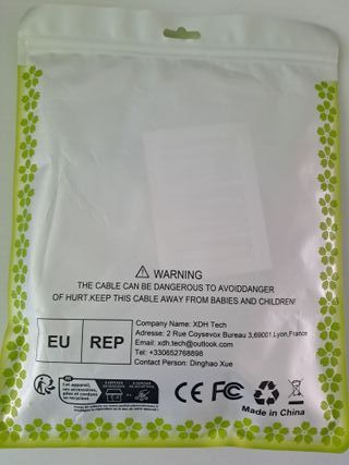 Cavo universale 5 mt per dati, ricarica e video 8K