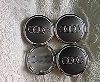 Tapacubos Audi gris 69mm centro rueda llanta logo