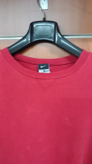 Felpa Nike Rossa Girocollo