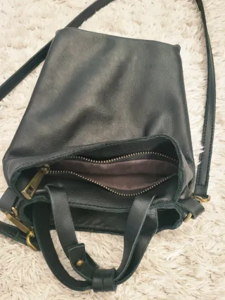 Bolso  mini piel auténtica Italia