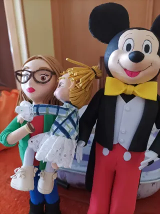 Fofuchas personalizadas familia Mickey