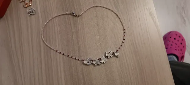 Collana Hello Kitty con lettere SABRI