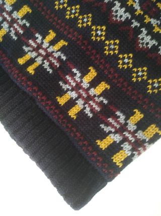 Bufanda Braga Punto Jacquard NUEVA