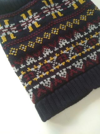 Bufanda Braga Punto Jacquard NUEVA