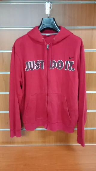 Felpa Nike Rossa con Zip