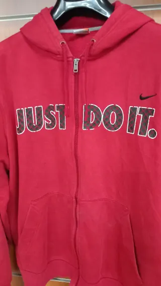 Felpa Nike Rossa con Zip