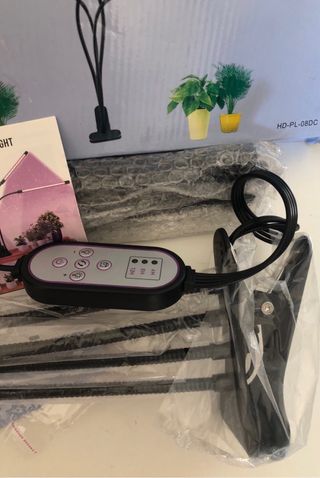 Candeeiro LED Cultivo Interior 4 Lâmpadas