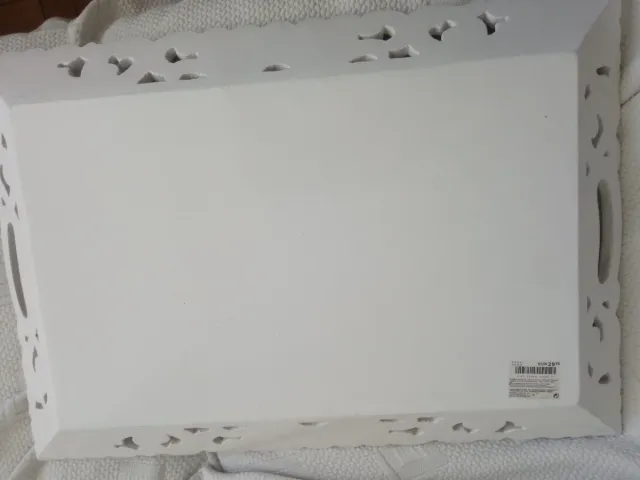 Vassoio decorativo bianco