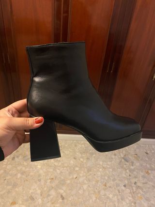 Botas plataforma tacón cuadrado