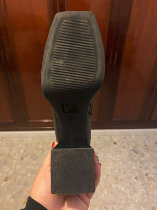 Botas plataforma tacón cuadrado