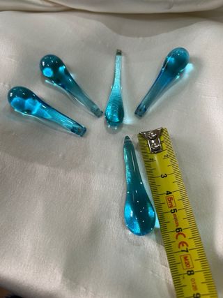 5 lágrimas cristal azul roca