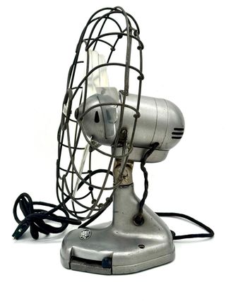 Ventilatore Marelli vintage 0/300 – pale in ottone nichelato – funzionante