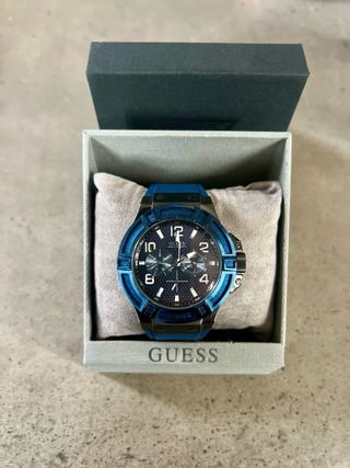 Reloj Guess Rigor Azul y Negro