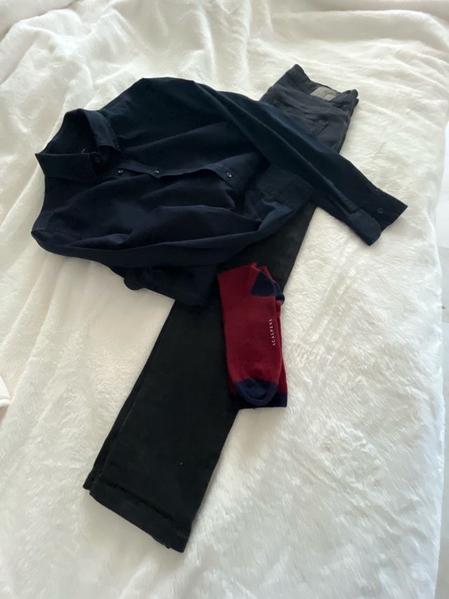 camisa Massimo Dutti y vaquero scalper (Francisco)