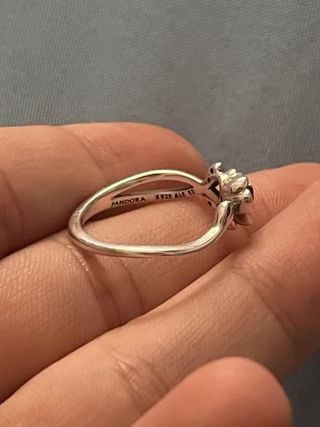 Anillo Pandora Disney Rojo y Plateado