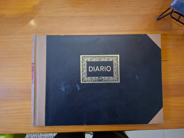 Libro di contabilità vintage DIARIO