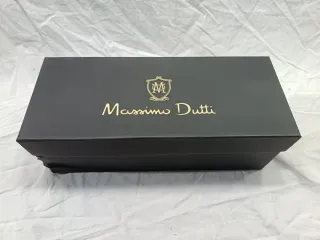 Slippers Zapatos Terciopelo Azul Massimo Dutti.