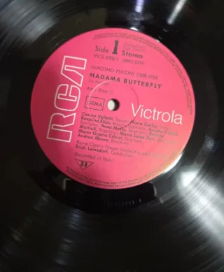Cofanetto Vinili Opera Puccini Madame Butterfly