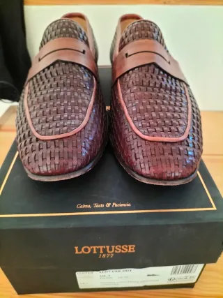 Mocasines Lottusse Marrones Tejidos