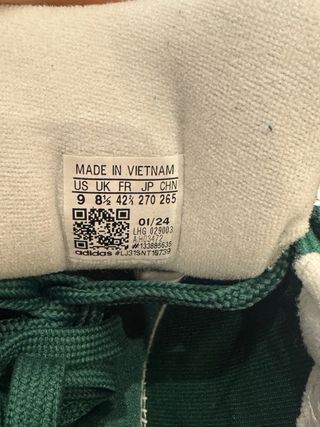 Zapatillas Adidas Campus Verdes Talla F