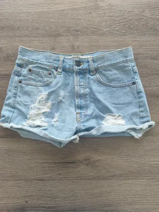 Shorts Melville Azules Desgastados