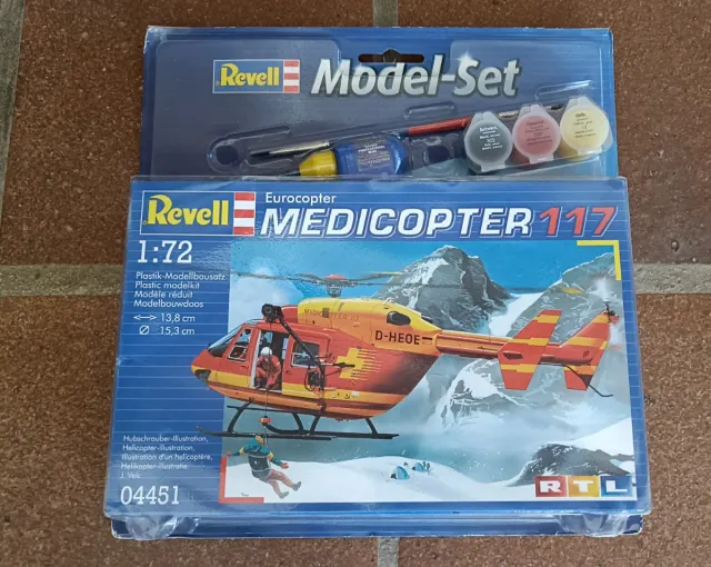 Modelo REVELL, Eurocopter Medicopter 117, 1/72