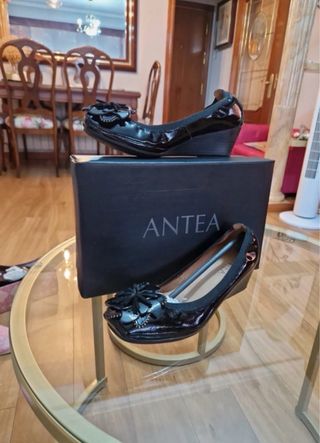 Zapatos de cuña ANTEA negros