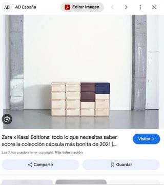 Cómoda Zara home x  Kassl Edition Madera