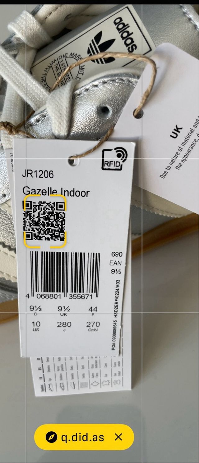 Adidas originals Gazelle Indoor plata y blanco