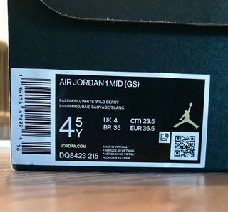 Nike Air Jordan 1 Mid Scarpa Tg 36,5
