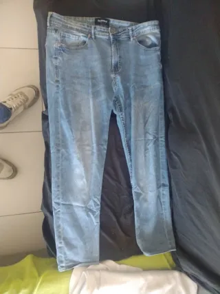 Jeans Hollister Azules Rasgados Talla 30