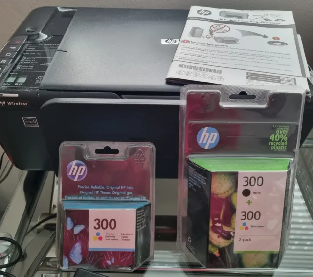 Impresora HP Deskjet F4500+2 cartuchos de tinta