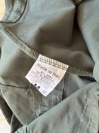 Pantalón verde viscosa talla M