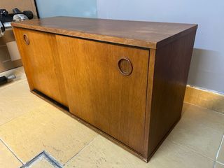 módulo madera británico mid-century teca
