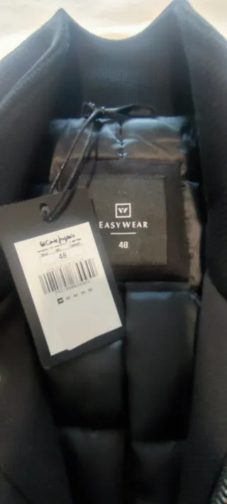 Abrigo Easy Wear Negro Talla 48