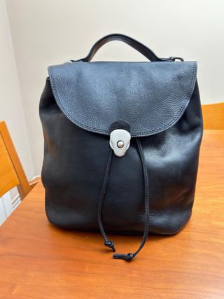 Bolso de piel negro