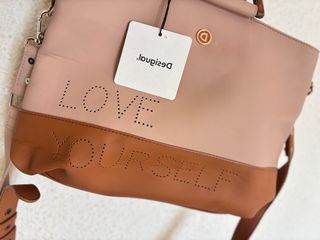 Bolso Desigual Rosa y Marrón