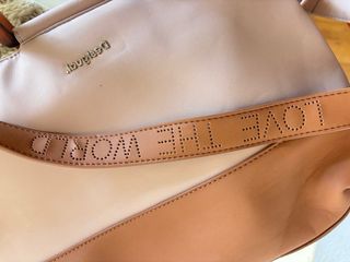 Bolso Desigual Rosa y Marrón
