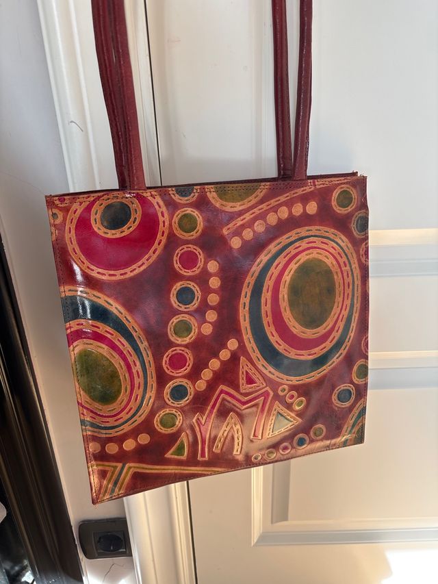 Bolso de piel exclusivo estampado