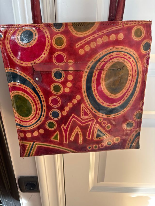 Bolso de piel exclusivo estampado