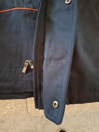 Parka hombre azul marino