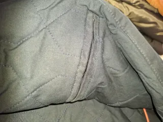 Parka hombre azul marino