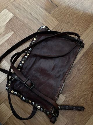 Borsa Campomaggi Marrone con Borchie