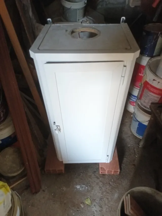 Armario aluminio para calentador  45x90