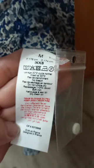 Camisa IKK juvenil Talla M de niño