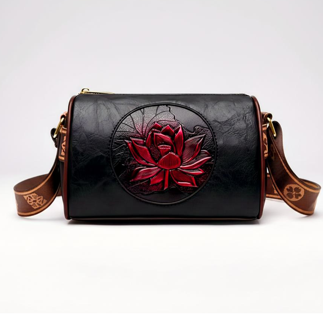 Borsa Tracolla da Donna in Pelle PU Stampa Loto