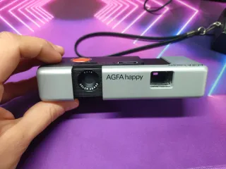 Set di tre fotocamere compatte anni '80